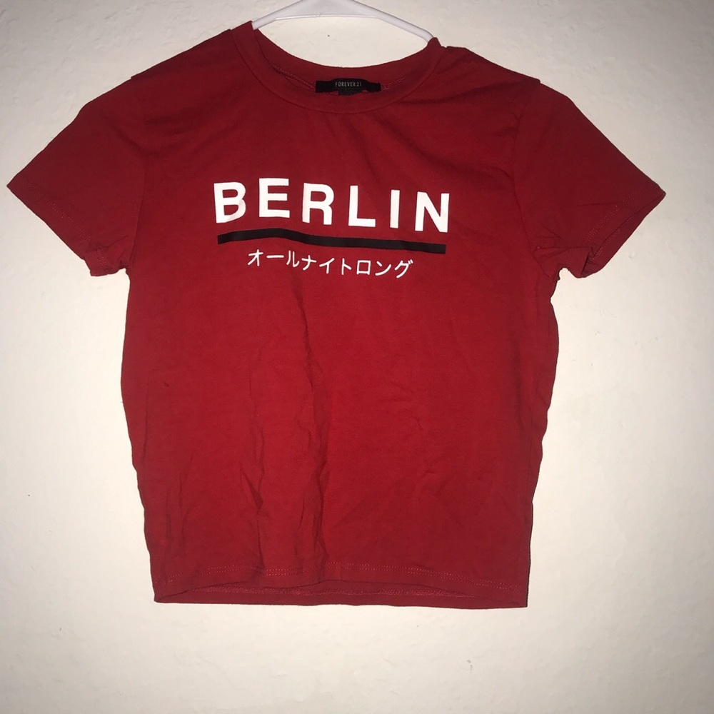 Forever 21 Berlin Red Top